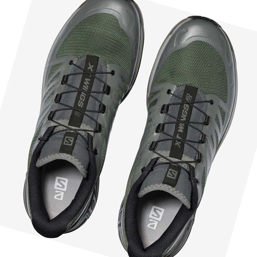 Tenis Salomon XT-WINGS 2 ADVANCED Hombre Verde Oliva | MX 3460MQZ